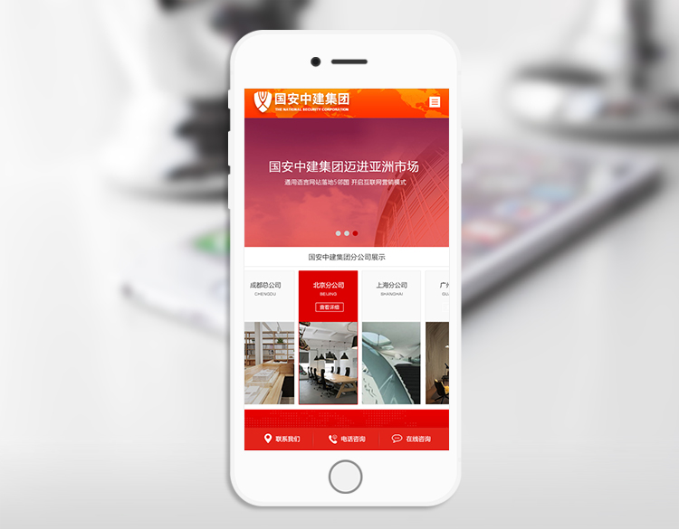 國安中建網(wǎng)站設計